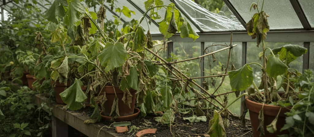 Late detection of soil drainage problems in greenhouse crops